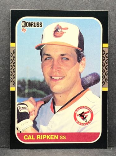 1987 Donruss CAL RIPKEN JR Card No 89 Crease Free NM MT Baltimore