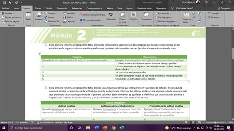 1 En La Primera Columna De La Siguiente Tabla Enlista Las Herramientas