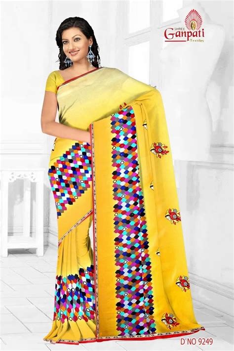 Synthetic Sarees at Rs 655 piece सथटक परटड सड in Surat