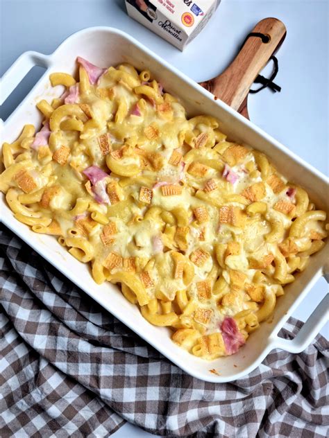 Gratin de pâtes au maroilles et jambon recette ch ti