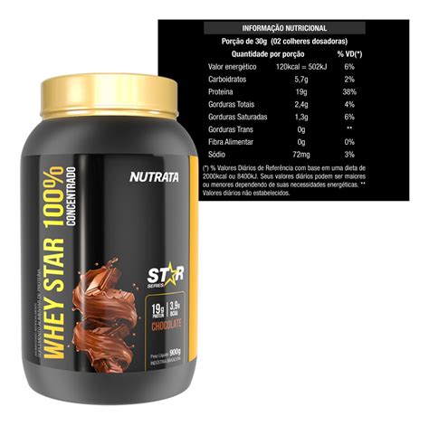 Oferta Whey Protein Star Concentrado G Nutrata Parcelamento