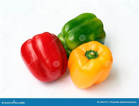 Three Colour Capsicum Royalty Free Stock Images Image 346219