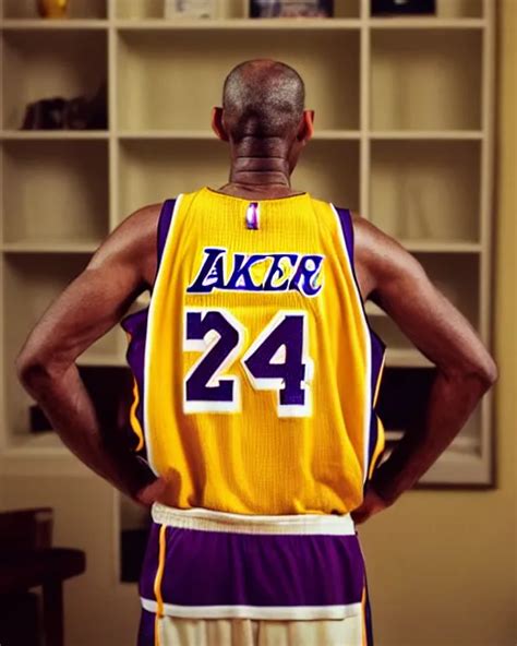 Portrait Of Kobe Bryant Wrinkled In 7 0 Years Old Stable Diffusion