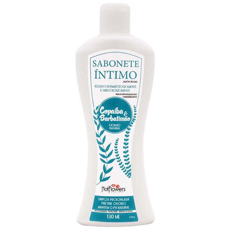 Sabonete íntimo Copaiba E Barbatimao ml Hot Flowers Litoral Sex Shop