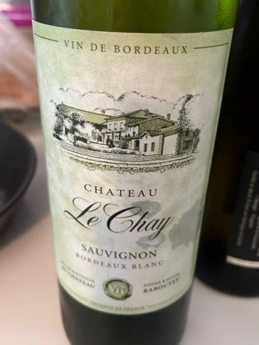 Château le Chay Bordeaux Sauvignon Blanc Vivino Australia