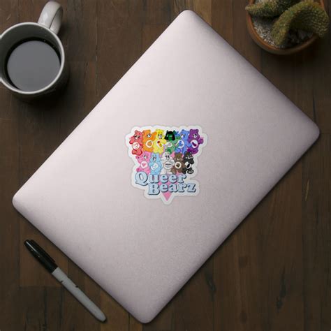 Queer Bearz Gang Pink Triangle Gay Sticker TeePublic