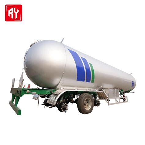 Truck Trailers Tank LPG 20 Ton LNG Tank Trailer for Sale - LNG Tank ...