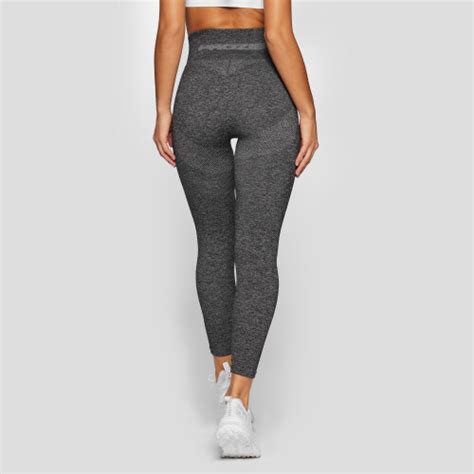 Leggings De Cintura Alta Contour Dark Gray Melange Vestuário Prozis