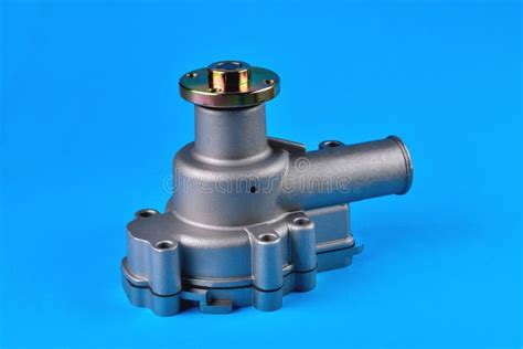 Engine Cooling Pump Engine Coolant Pump For Truck Blue Background