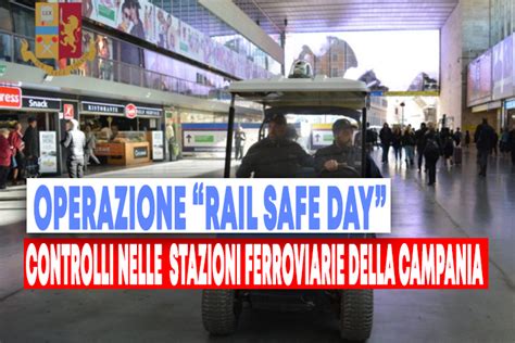 Operazione Rail Safe Day Della Polizia Di Stato Nelle Stazioni