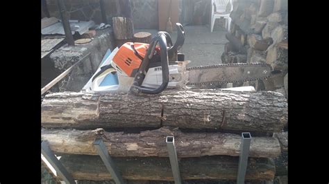 Stihl Ms I Egan Mod Prm Wood Cutting Firewood Youtube