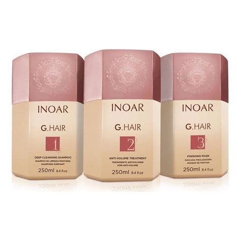 Inoar G Hair Keratin Treatment Kit X Ml