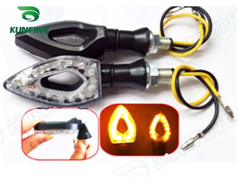 V Motorcycle Indicator Lights Amber Led Turn Signal Lights Direction