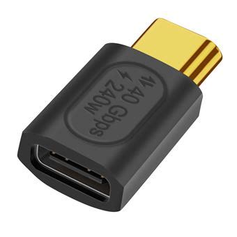 Adaptador Usb C Macho Para F Mea Avizar Carga Direta W Gbps