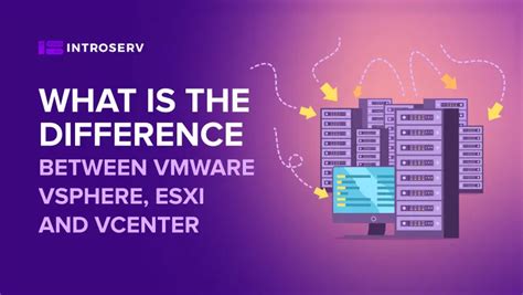 What Is The Difference Between Vmware Vsphere Esxi And Vcenter Introserv