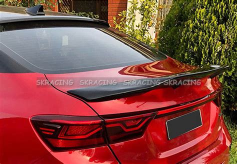 Fits Kia Forte K3 2019 2023 Gloss Black Rear Trunk Lip Spoiler Wing