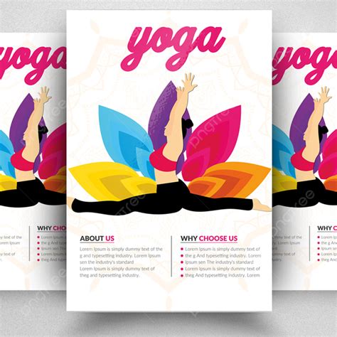 Yoga Classes Flyer Template Template Download On Pngtree