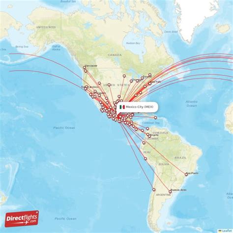 Direct flights from Tijuana - 39 destinations - TIJ, Mexico ...