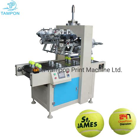 Semi Auto Round Tennis Ball Logo Hot Stamping Foil Heat Transfer Press