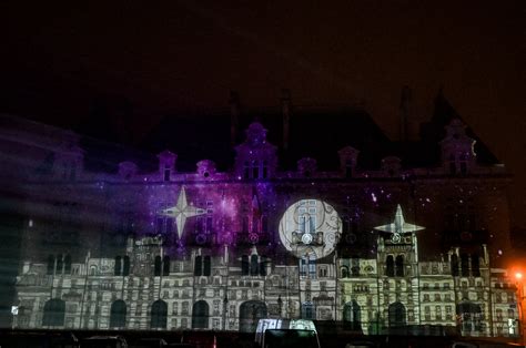 Photos Bar le Duc la façade de la préfecture sous les feux du mapping