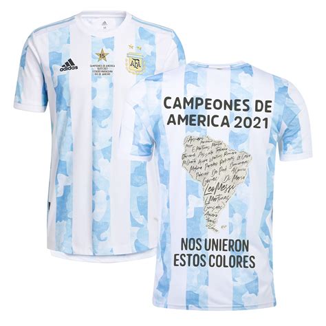 Argentina Jersey Custom Home Soccer Jersey 2021