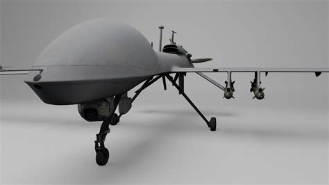 3d mq-1c gray eagle model