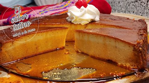 Flan De Calabaza Natural Casero Riquisimo El Sabor Latino YouTube