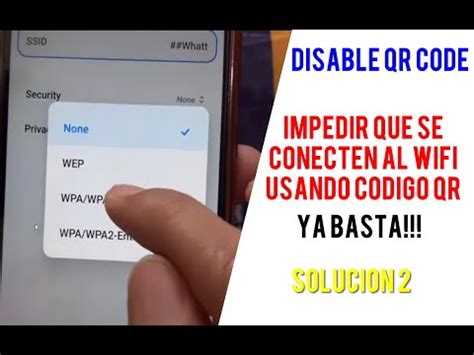 Evitar Impedir Bloquear Se Conecten Al Wifi Usando Codigo QR