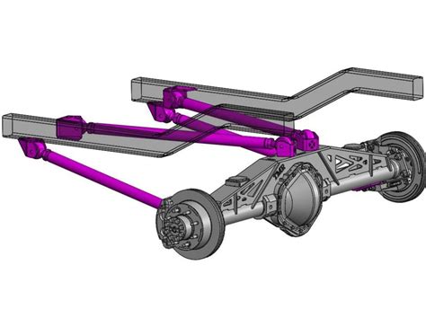 Universal Triangulated 4 Link Kit Option 2 Tmr Customs