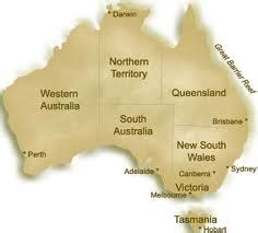 Australian States Map Hr Industry Interviews