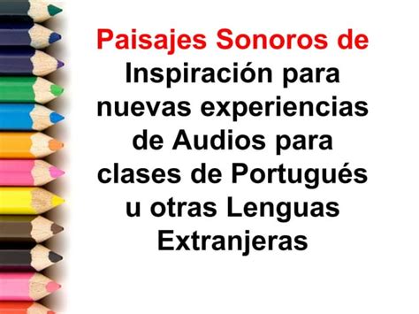 Paisajes Sonoros PPT