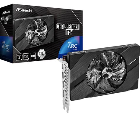 ASRock > Intel Arc A380 Challenger ITX 6GB OC