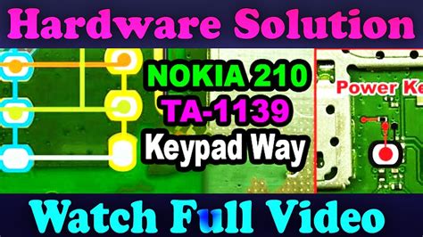 Nokia Ta Keypad Problem Repair Jumper Ways Gsm Free Equipment