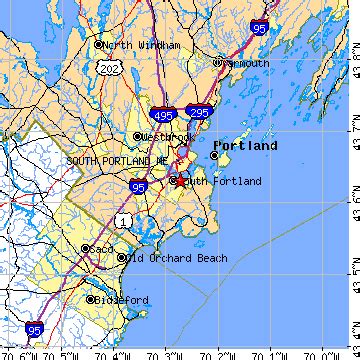 South Portland, Maine (ME) ~ population data, races, housing & economy