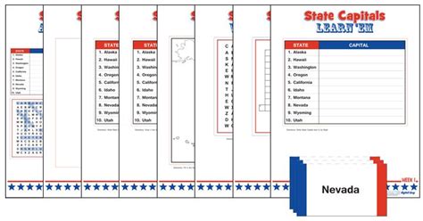 Learning State Capitals – Week 1 | Learning states, State capitals ...