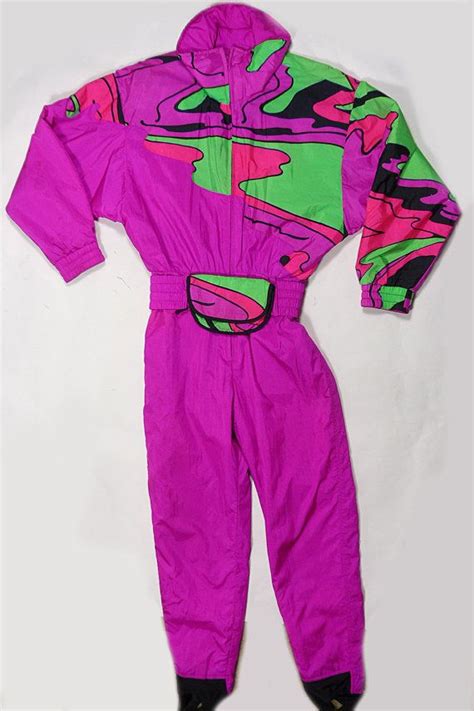 Vintage 90s Snuggler Neon Hot Pink Swag Fresh Prince Etsy Ireland Retro Ski Suit Cool