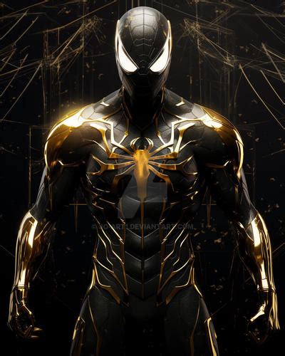 Spider-Man Black and Gold by Jo-Art1 on DeviantArt