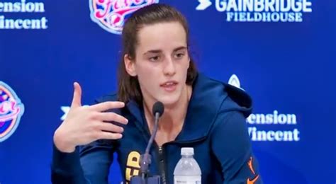 VIDEO Caitlin Clark Says WNBA Referee Called Her Out For A Completely