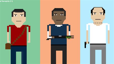 GTA V Pixel Art by cheapbit on DeviantArt