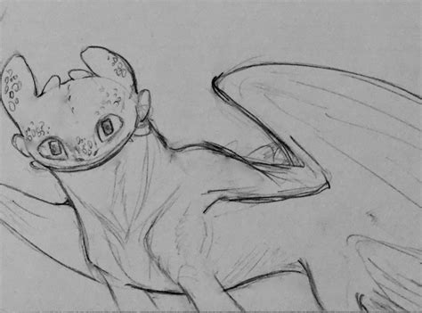 Toothless Outline By Bell Arts On Deviantart