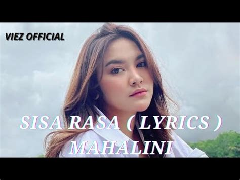 Mahalini Sisa Rasa Lyrics Youtube