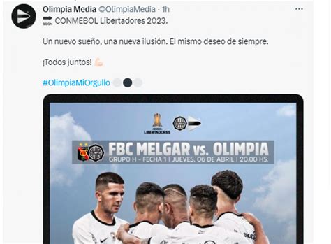 ESPN EN VIVO Melgar Vs Olimpia En Vivo Online Gratis Por Copa