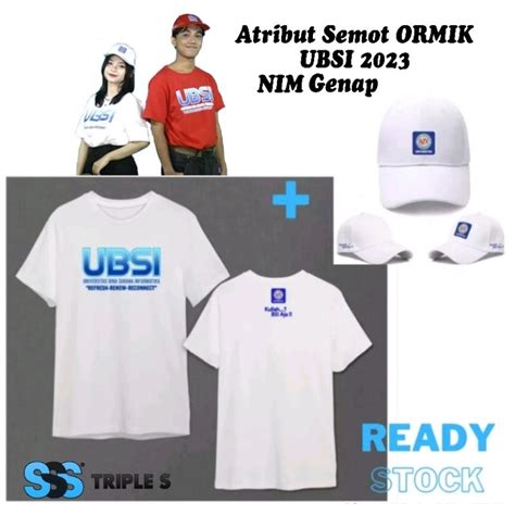 Jual Kaos Topi Ormik Dan Semot Bsi Ubsi Nim Akhir Genap Resmi