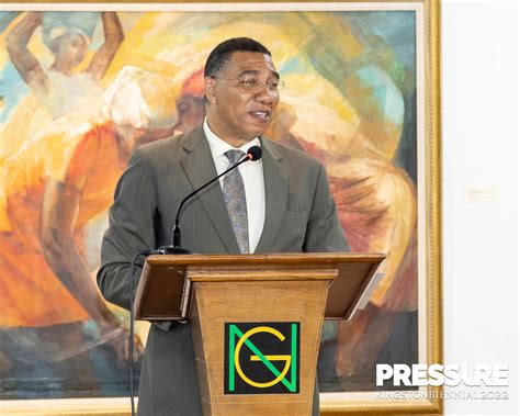 Ngj Welcomes The Most Hon Andrew Holness On Pc Mp National Gallery Of Jamaica