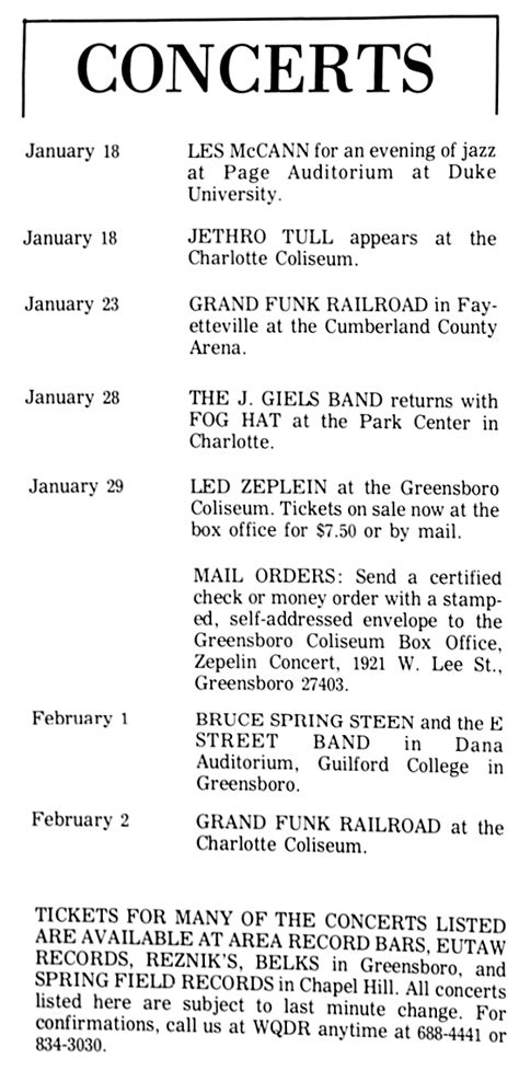 Grand Funk Railroad Concert Tour History Updated For