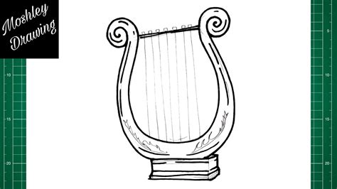 How To Draw A Lyre YouTube