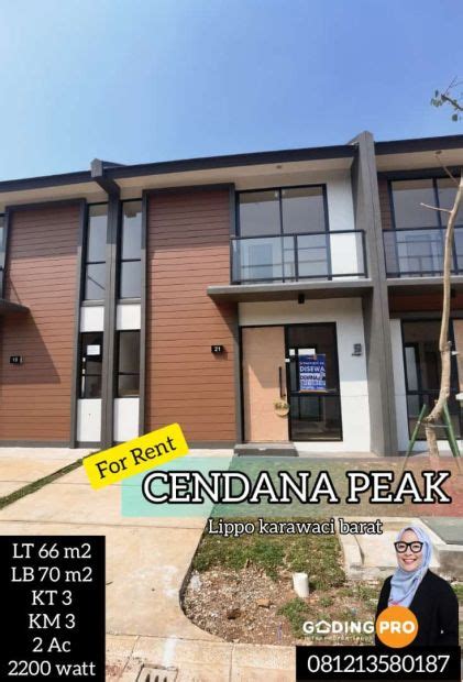 For Rent Rumah Cantik Di Cluster Cendana Peak Lippo Karawaci