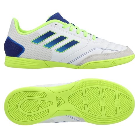 adidas Top Sala Competition IC Vit Blå Lucid Lemon Barn