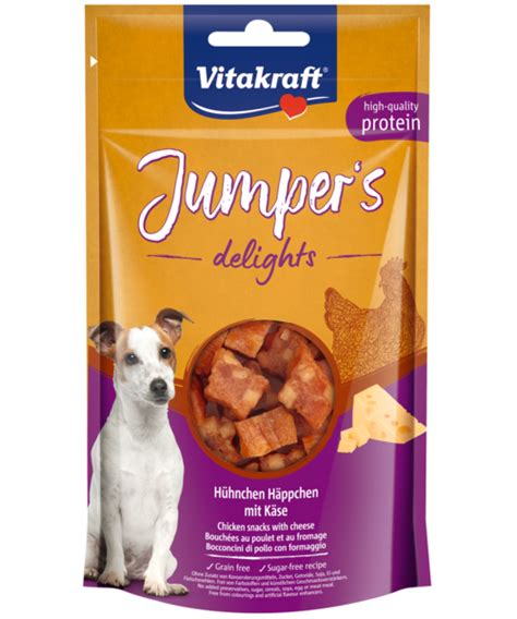 Przysmak Dla Psa JUMPERS DELIGHTS Kurczak Ser 80g Vitakraft