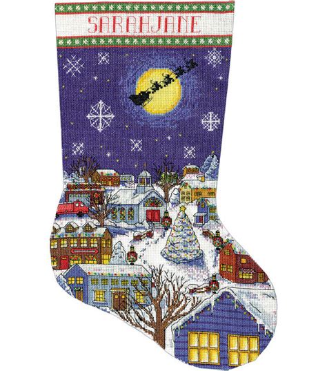 Design Works Counted Cross Stitch Stocking Kit 17 Long Christmas Eve